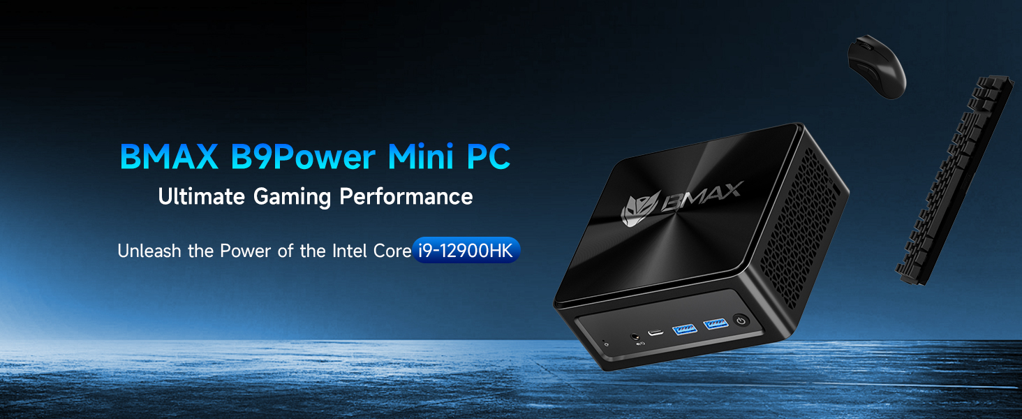 Amazon.com: Bmax Mini PC B9 Power Intel Core i9-12900HK (hasta 5.0
